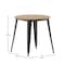 Flash Furniture 30 RD Dining Table Brown Poly Top/Black Frame JJ-T14623-80-BRBK-GG - alternate 4